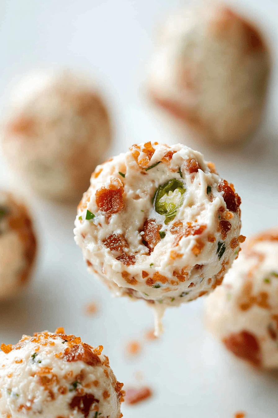 Bacon Jalapeño Cream Cheese Balls