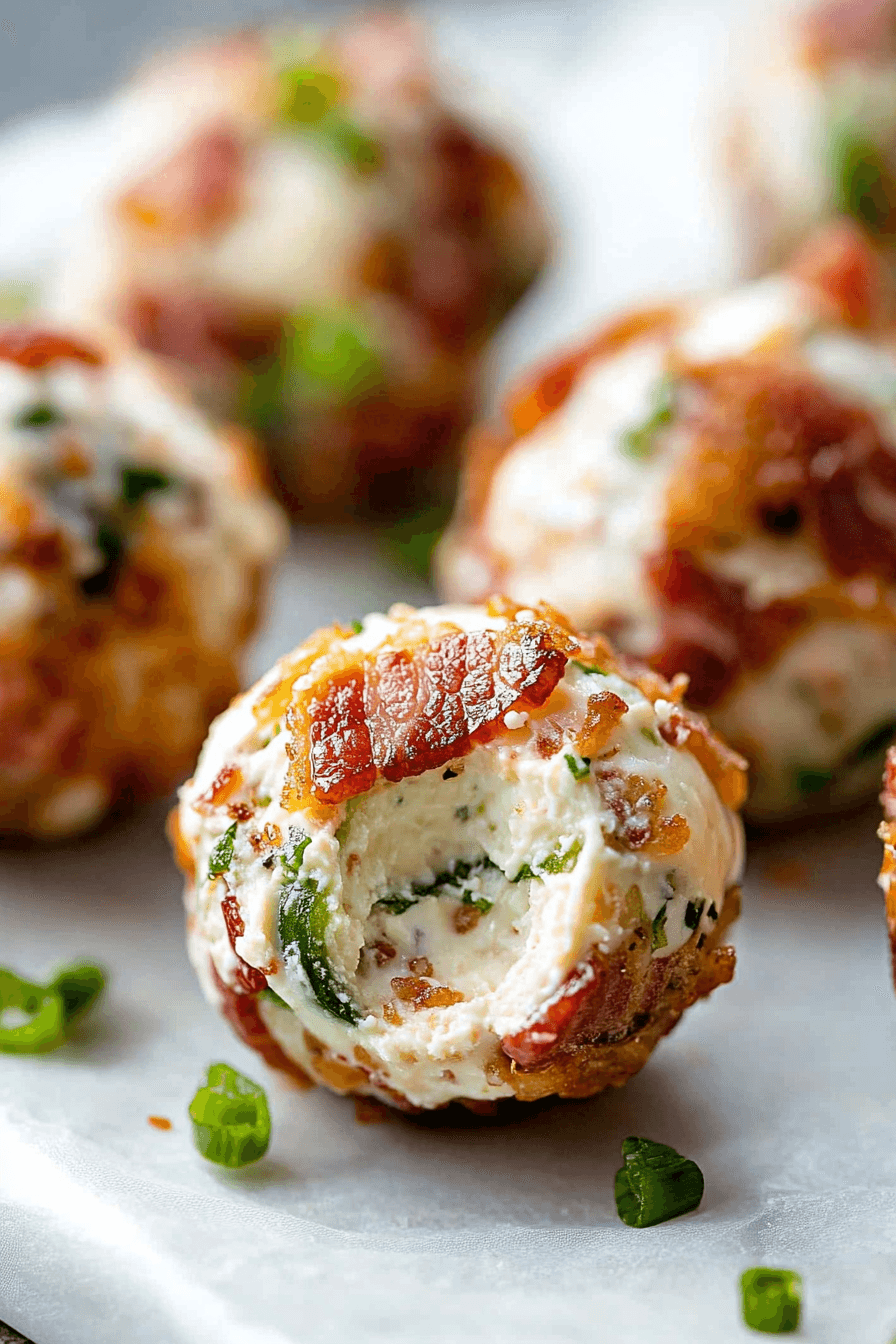 Bacon Jalapeño Cream Cheese Balls