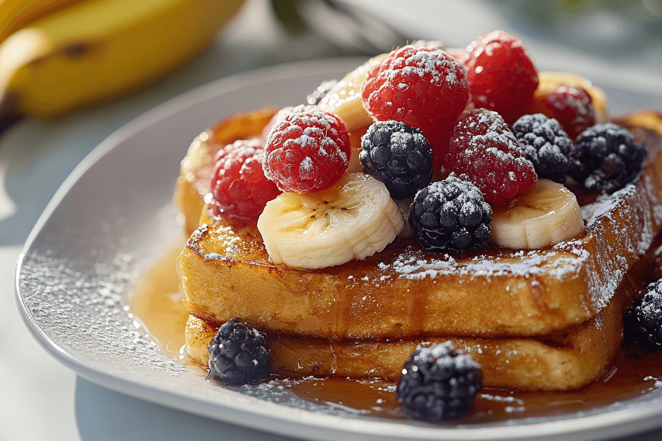 Banana Berry French Toast