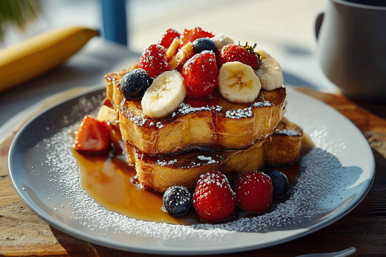 Banana Berry French Toast