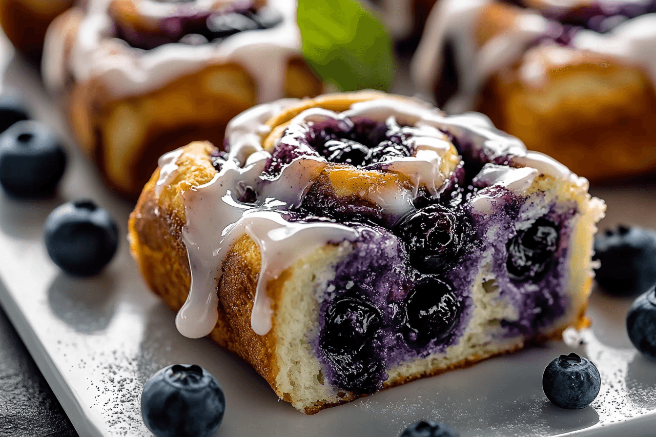 Blueberry Cinnamon Rolls