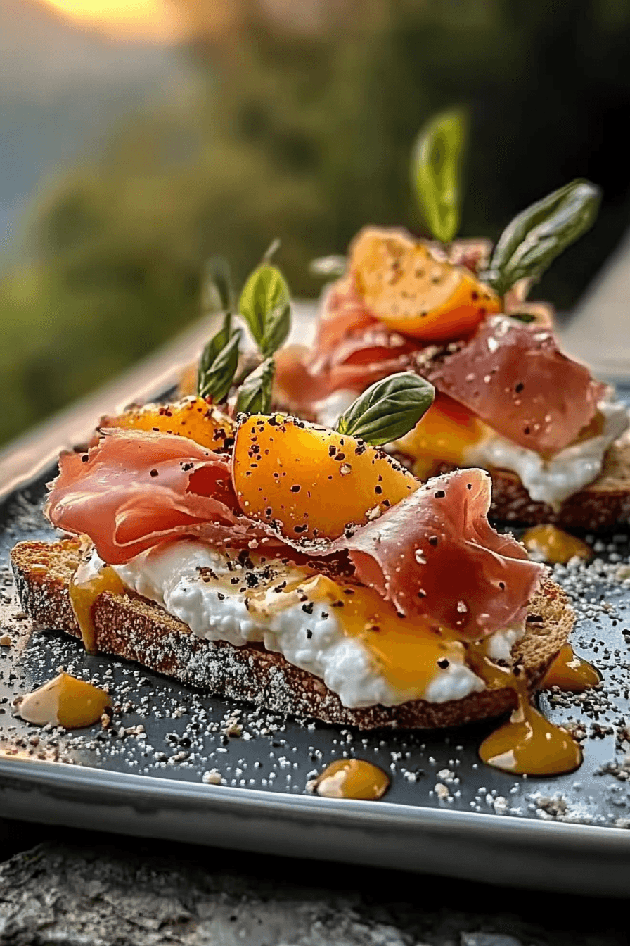 Cheesy Burrata Crostini with Prosciutto and PeachesBig Mac Sloppy Joesmississippi mud potatoes