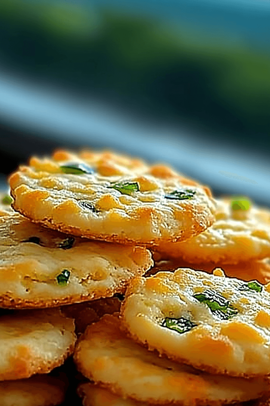 Cheesy Jalapeño Shortbread