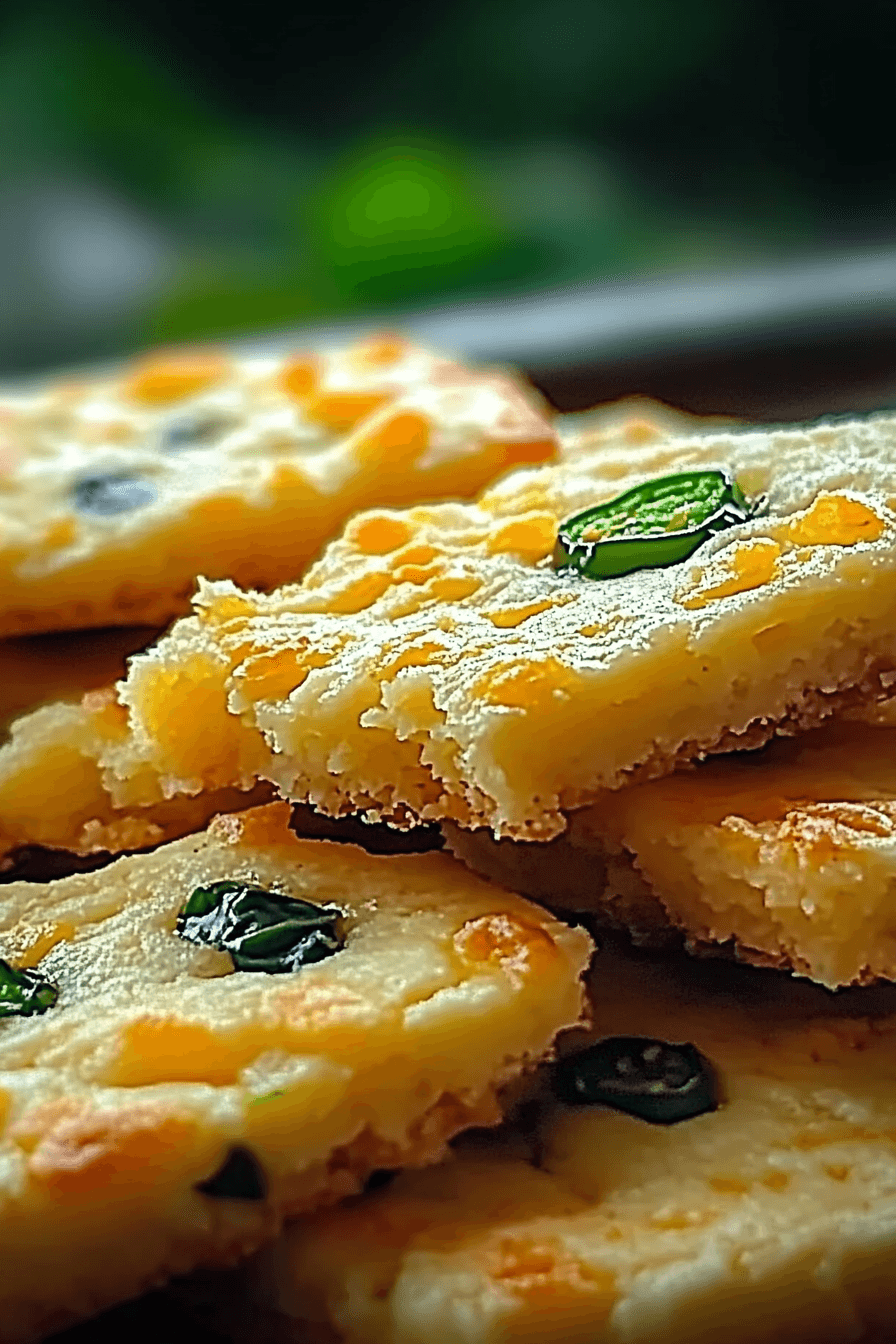 Cheesy Jalapeño Shortbread