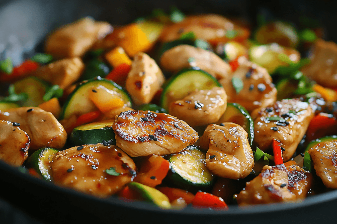 Chicken Zucchini Stir-Fry