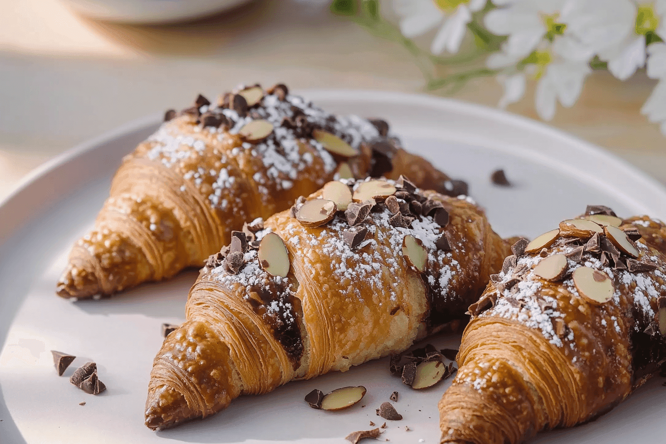 Chocolate Almond Croissants