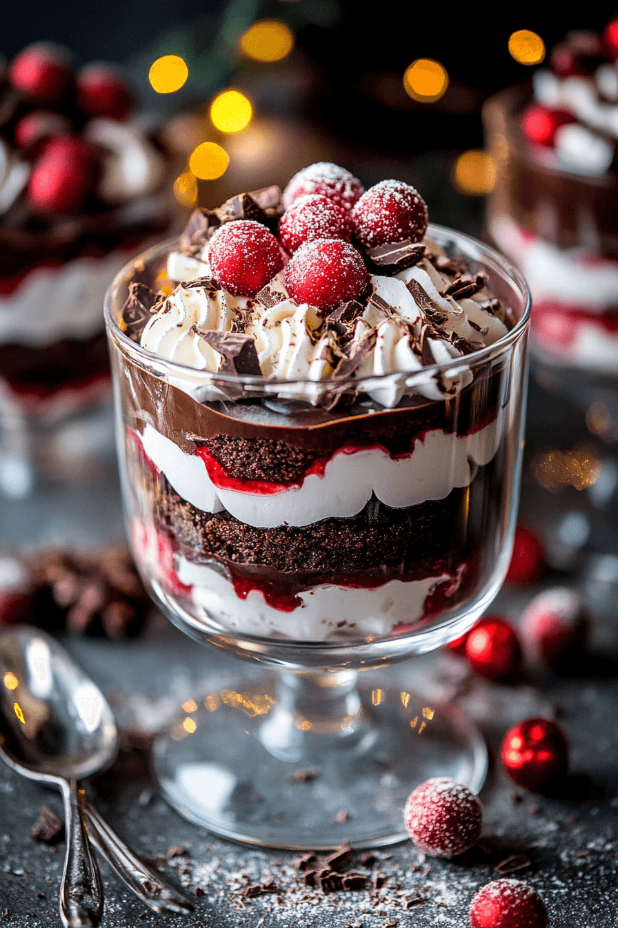 Chocolate Christmas Trifle