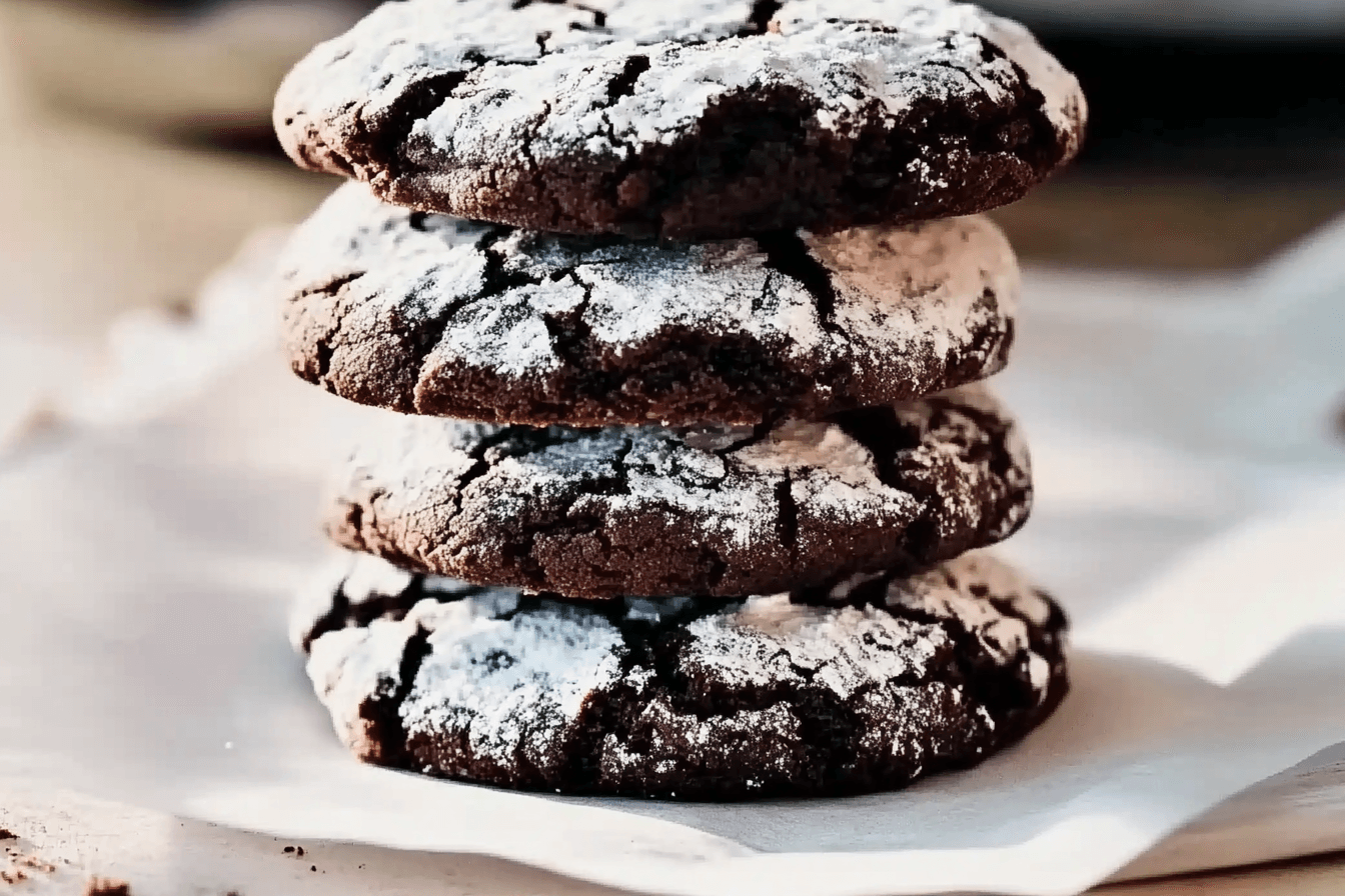 Chocolate Crinkle Cookies