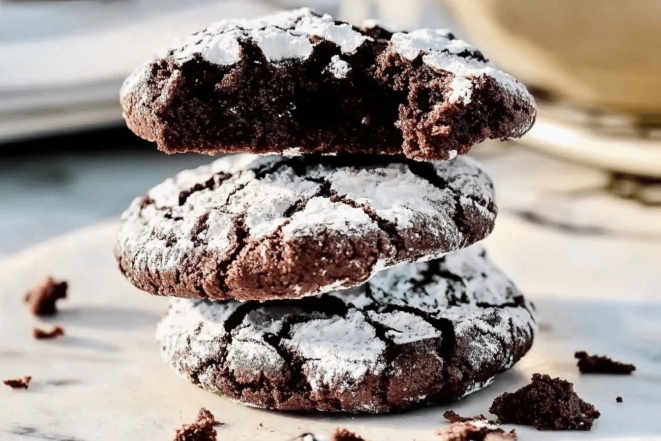 Chocolate Crinkle Cookies