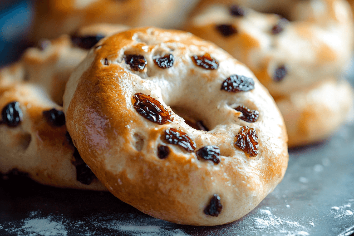 Cinnamon Raisin Bagels