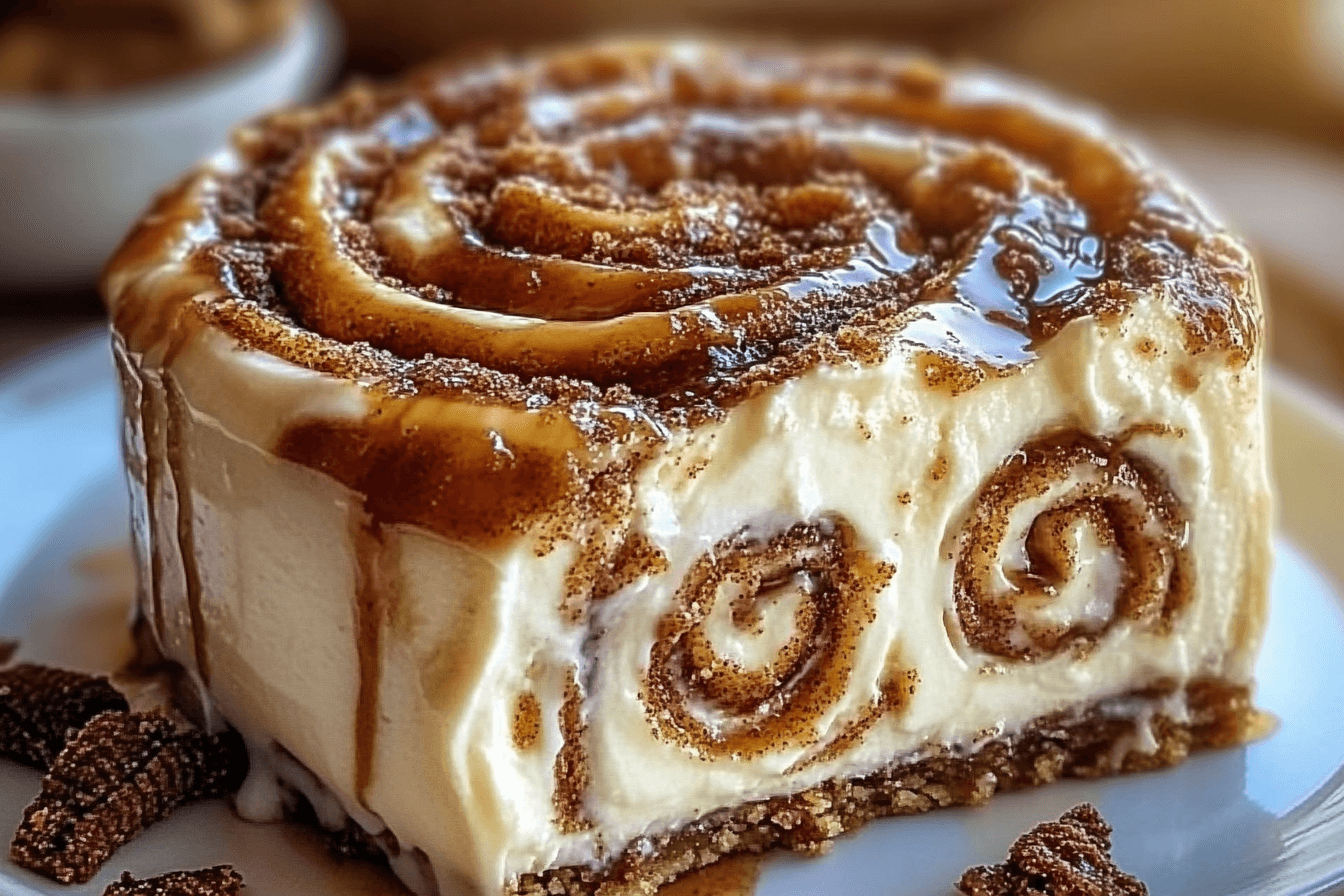 Cinnamon Roll Cheesecake