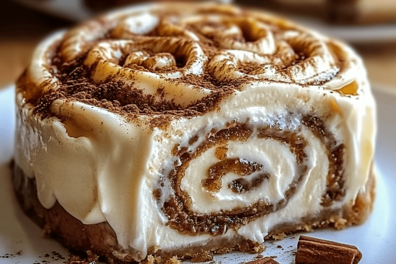 Cinnamon Roll Cheesecake