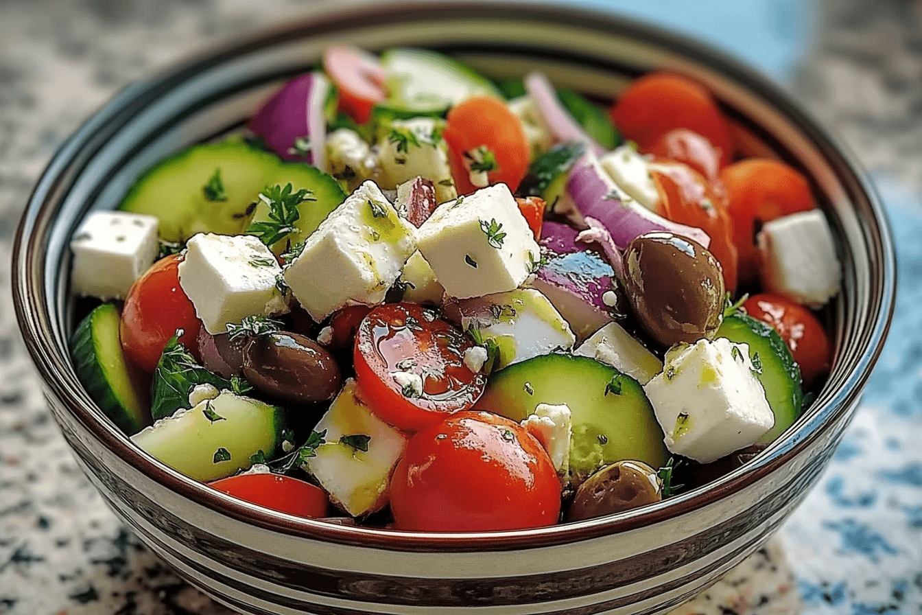 CLASSIC GREEK SALAD A Refreshing Taste of Greece