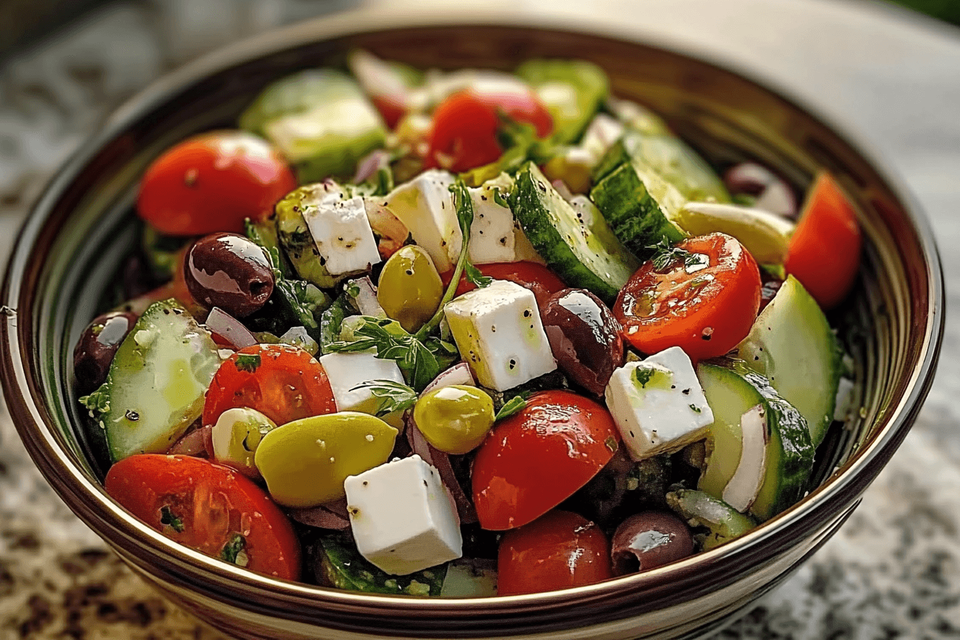 CLASSIC GREEK SALAD A Refreshing Taste of Greece