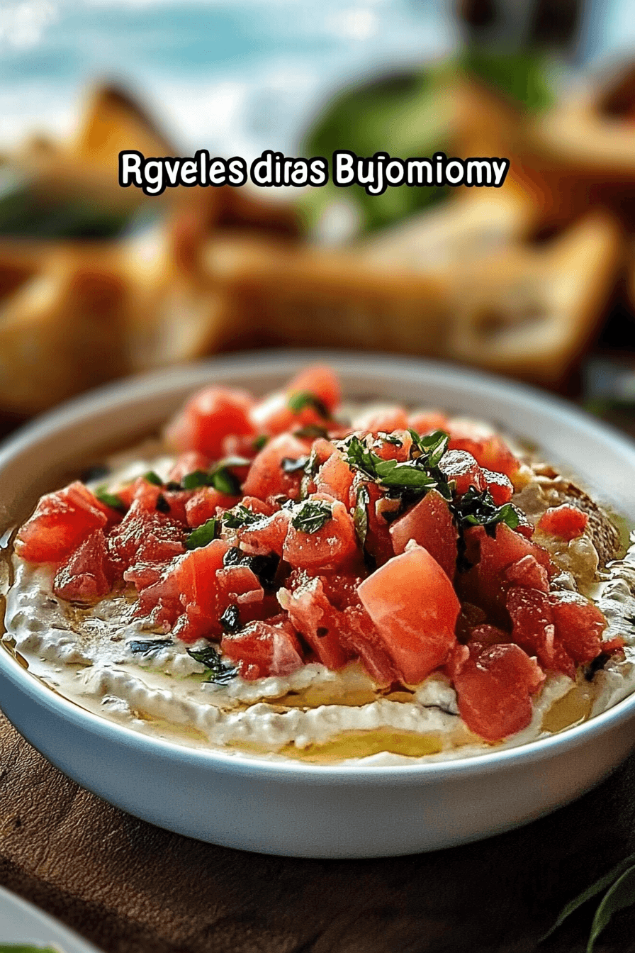 Creamy Bruschetta Dip