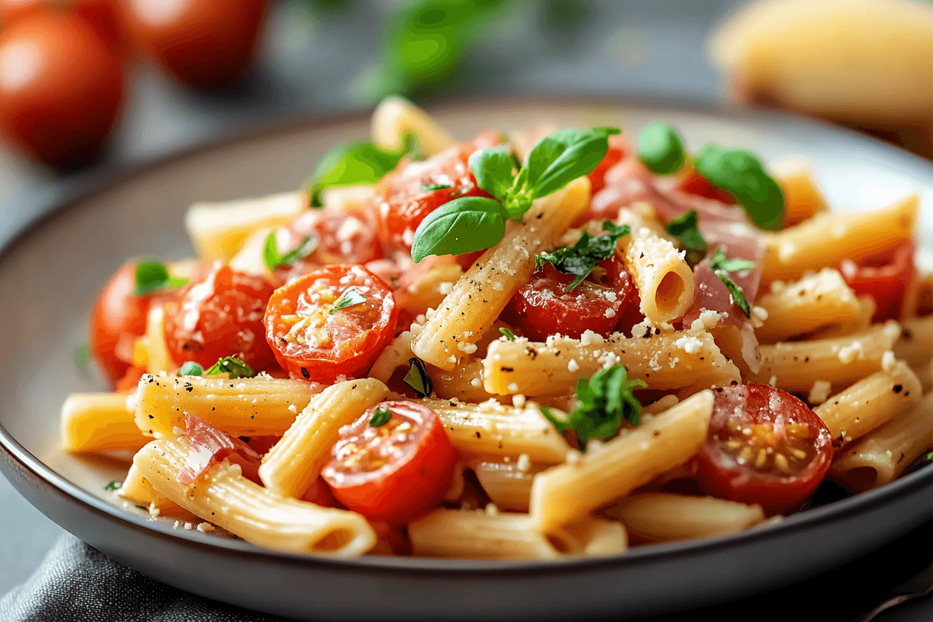 Creamy Roasted Tomato Ricotta Pasta with Crispy ProsciuttoBig Mac Sloppy Joesmississippi mud potatoes