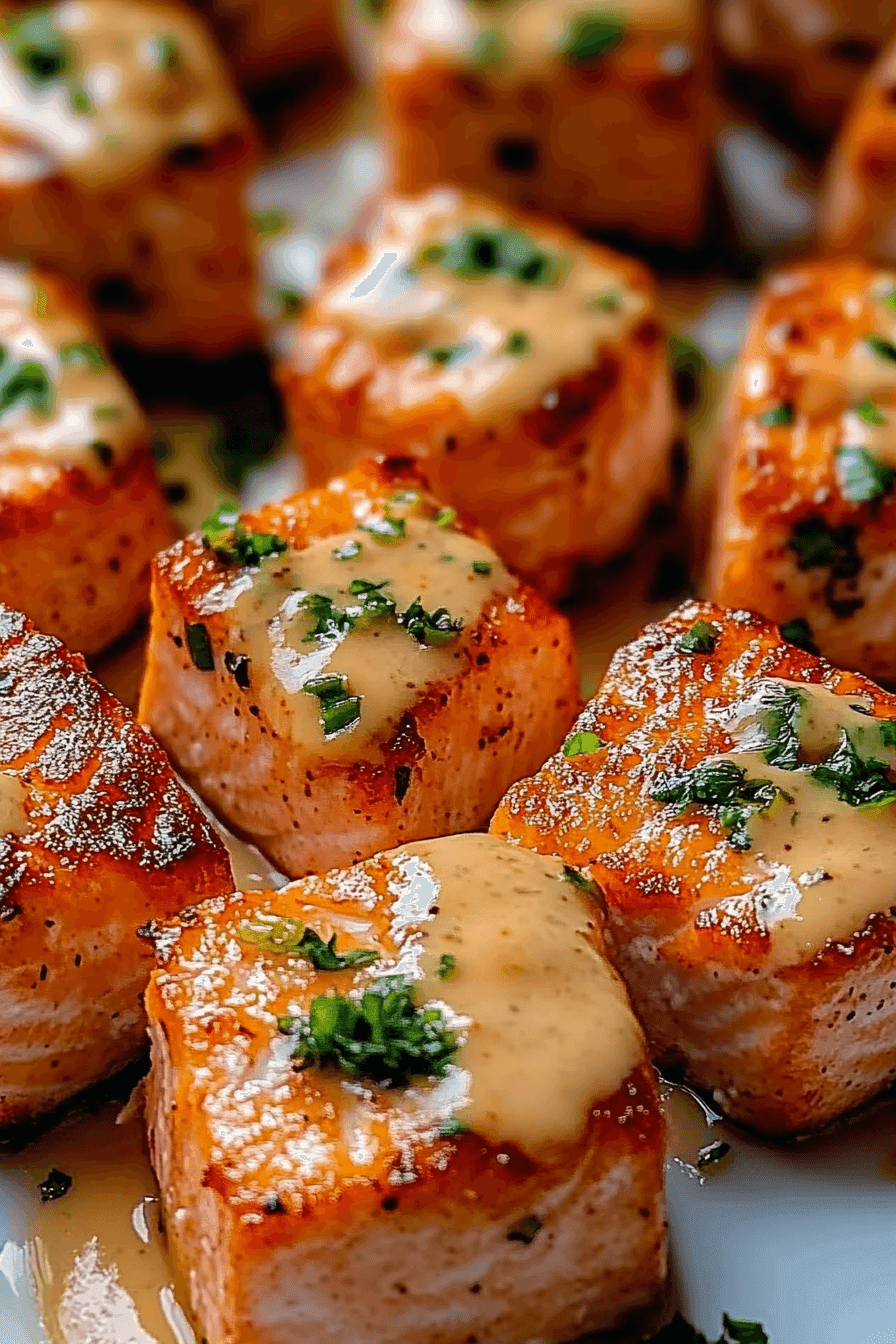 Crispy Bang Bang Salmon Bites