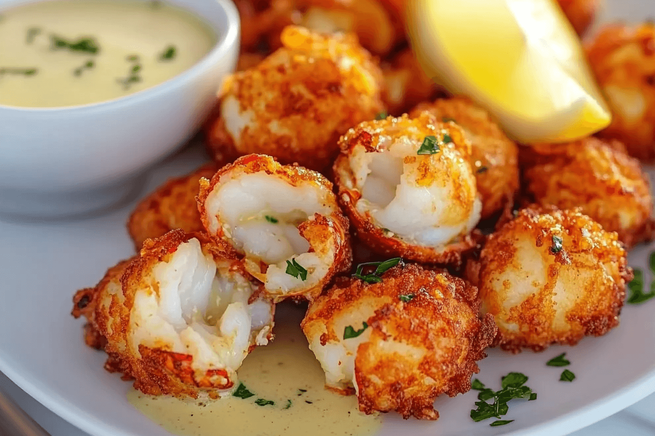 Crispy Lobster Bites with Garlic Butter SauceBig Mac Sloppy Joesmississippi mud potatoes