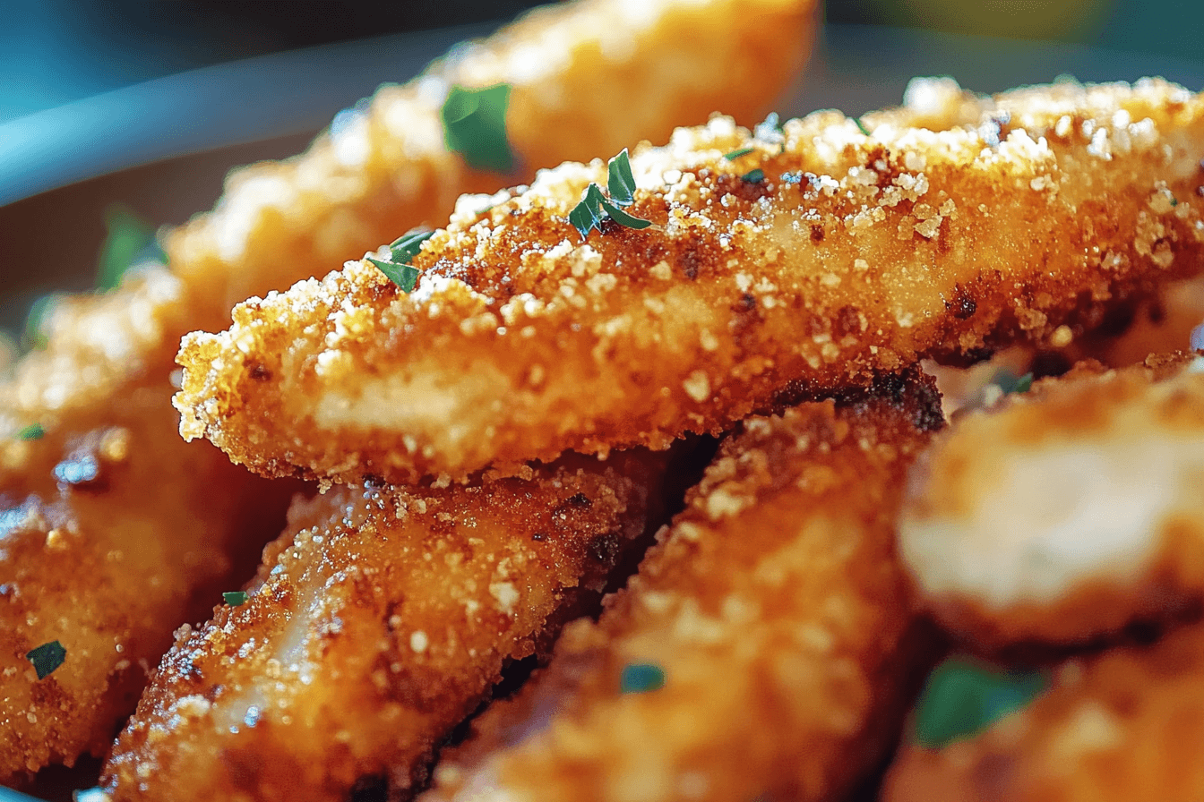 Crispy Parmesan Air Fryer Chicken Tenders