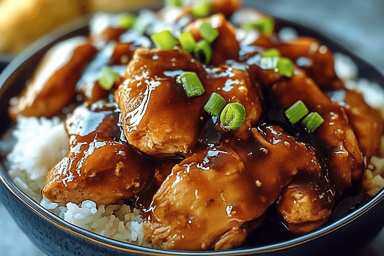 Crock Pot Sticky Hawaiian Chicken