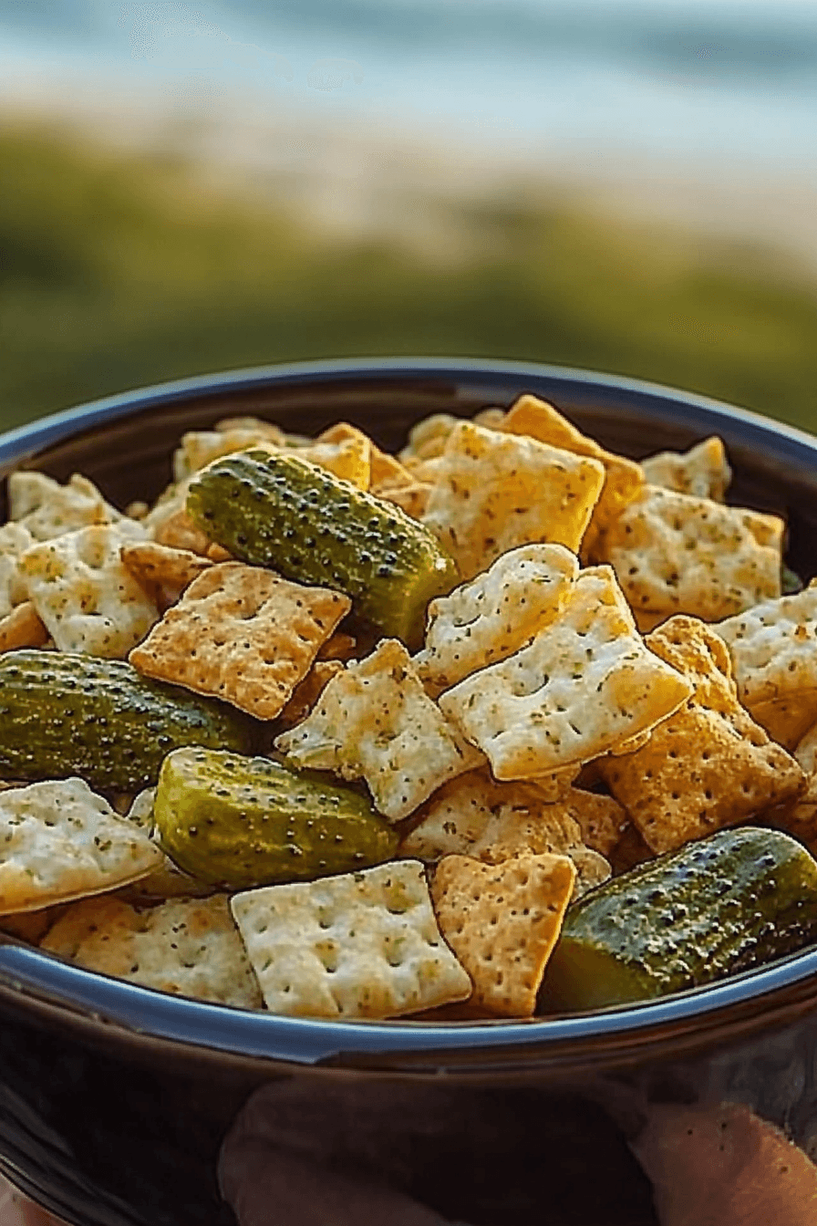 Dill Pickle Chex Mix