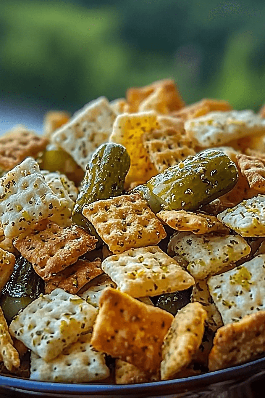 Dill Pickle Chex Mix