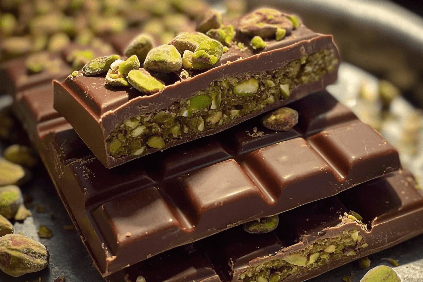 Dubai Pistachio Kunafa Chocolate Bar