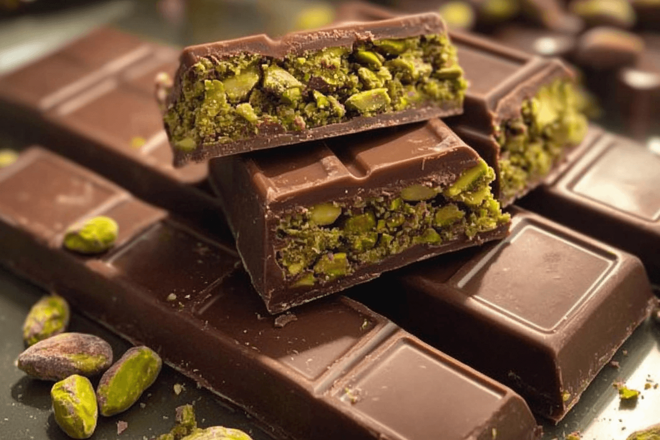 Dubai Pistachio Kunafa Chocolate Bar