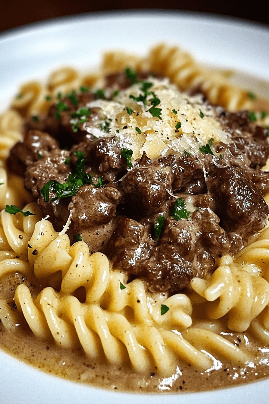 Easy Beef and Rotini in Garlic Parmesan SauceBig Mac Sloppy Joesmississippi mud potatoes