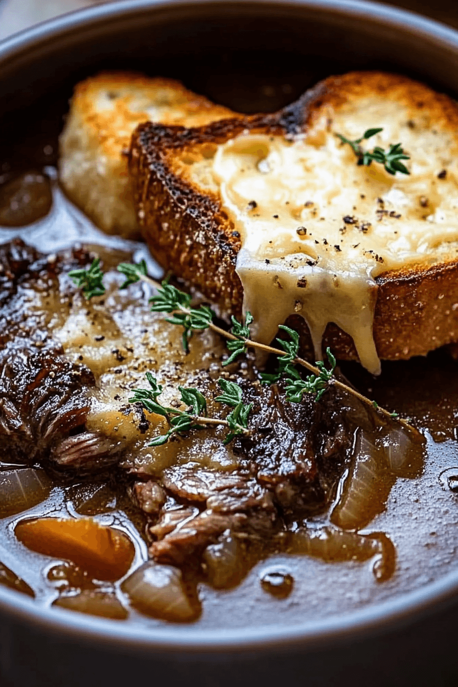 French Onion Short Rib Soup with Cheesy Gruyère ToastBig Mac Sloppy Joesmississippi mud potatoes