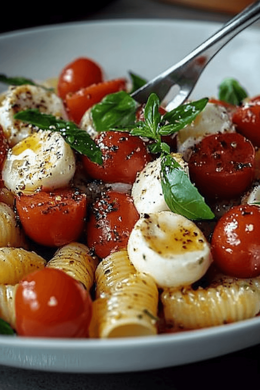 Fresh Caprese Pasta Salad with Homemade VinaigretteBig Mac Sloppy Joesmississippi mud potatoes