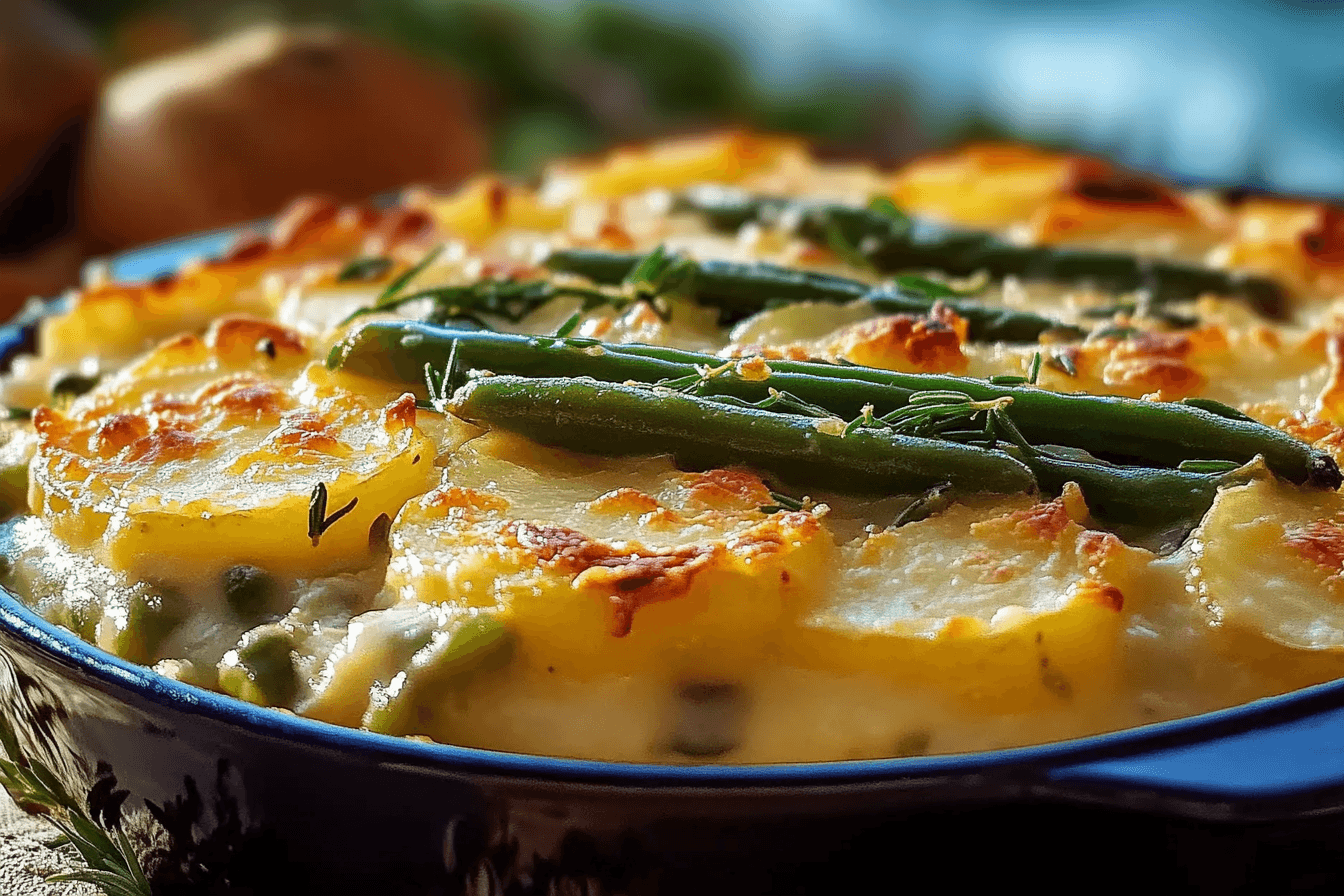 Green Bean and Potato Casserole