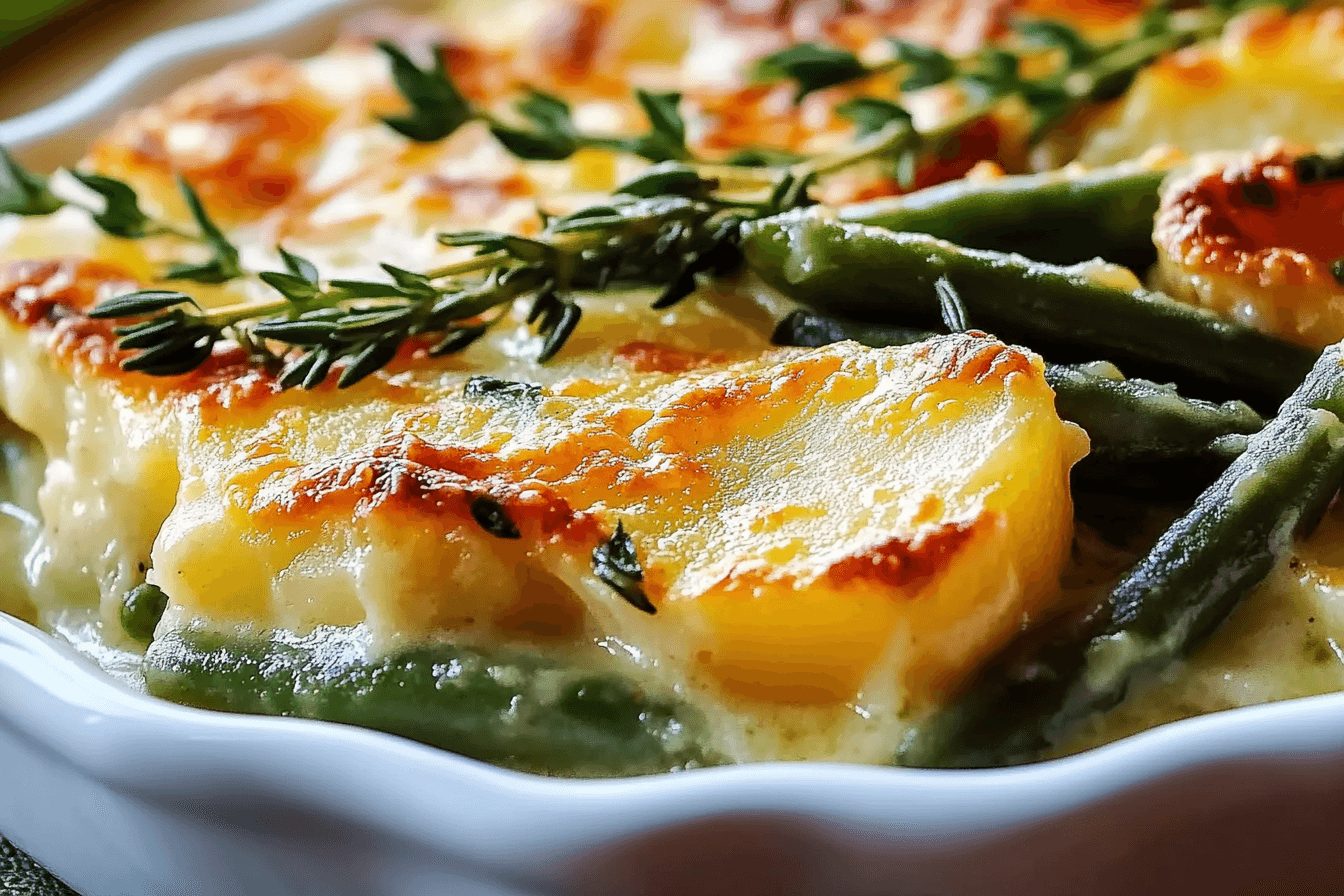 Green Bean and Potato Casserole