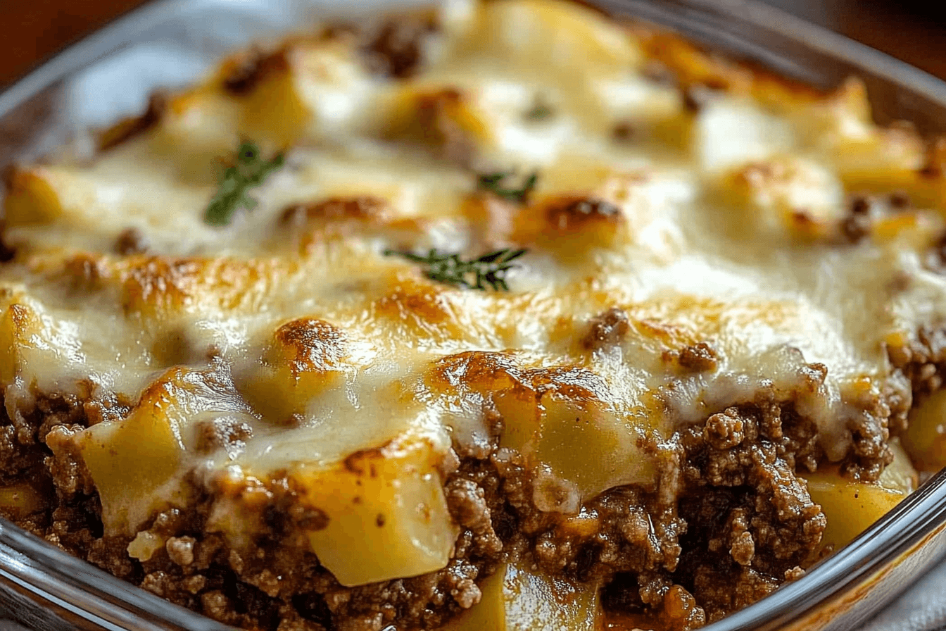 Hobo Casserole Ground Beef