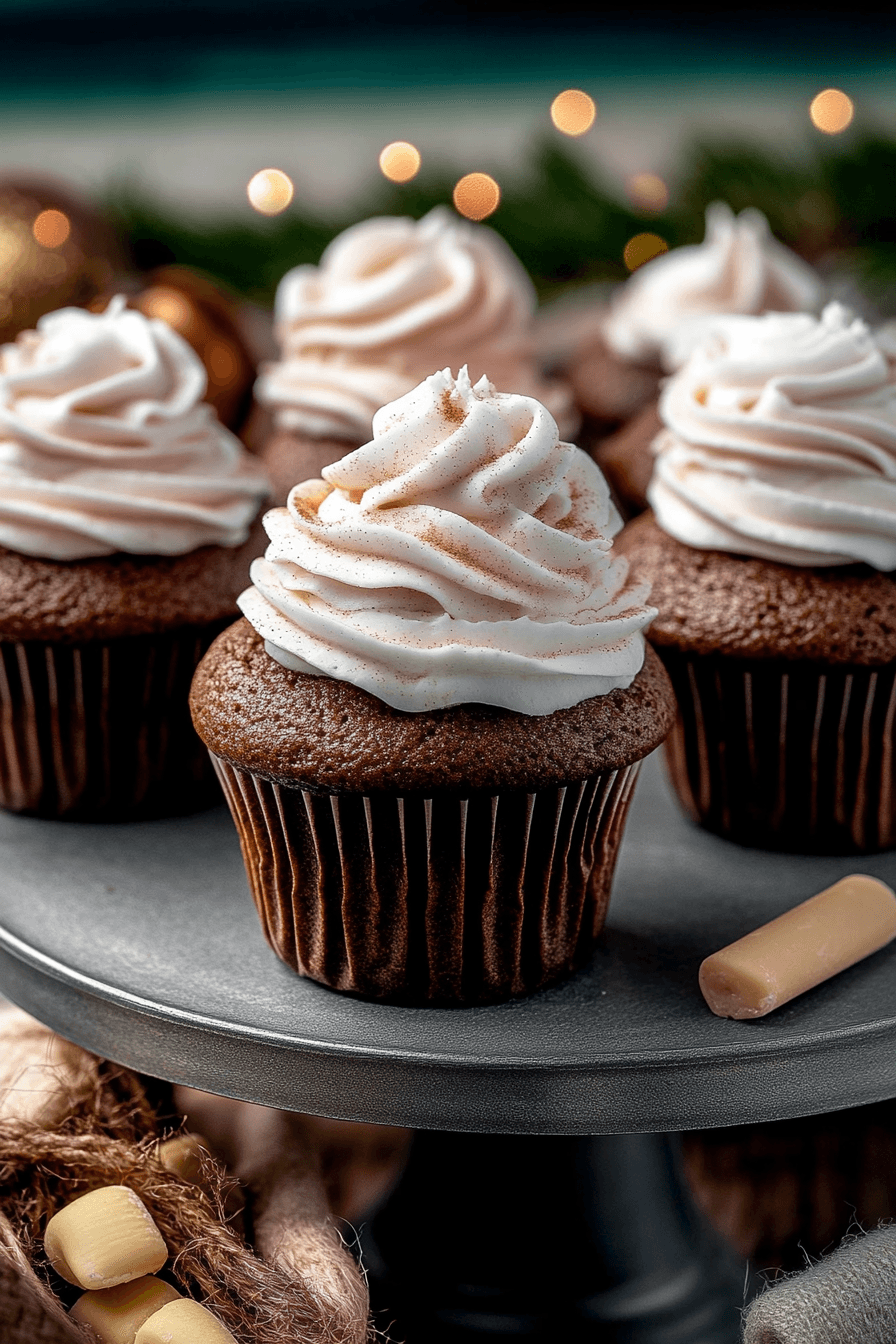 Hot Cocoa Cupcakes