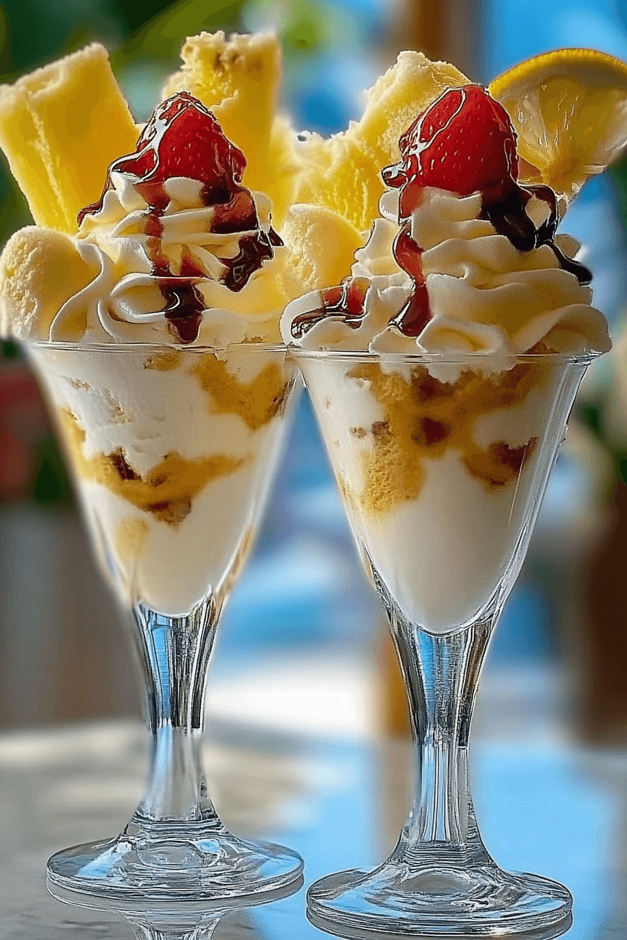 Ice Cream Sundae Piña Colada