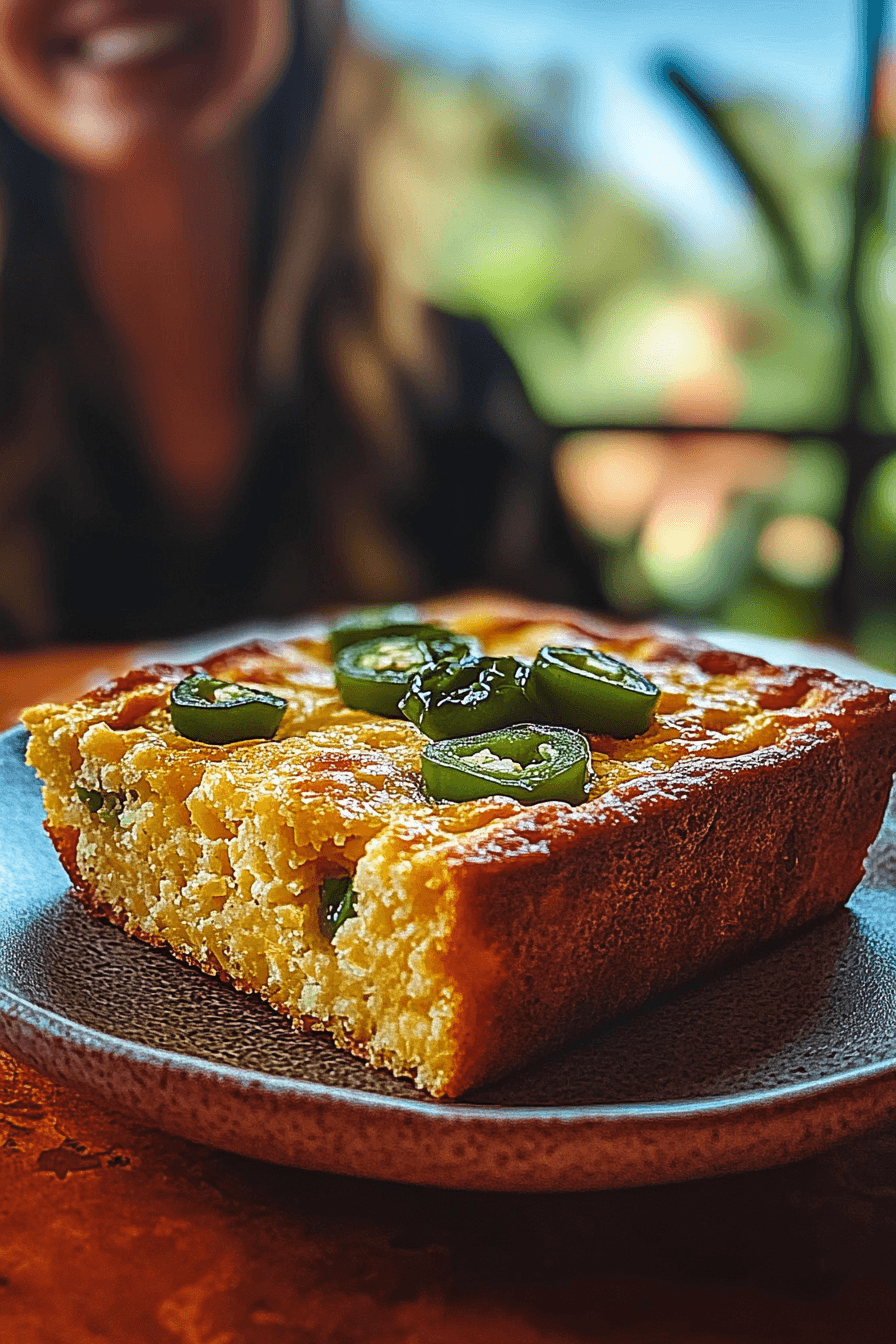 Jalapeno Pepper Jack Cornbread