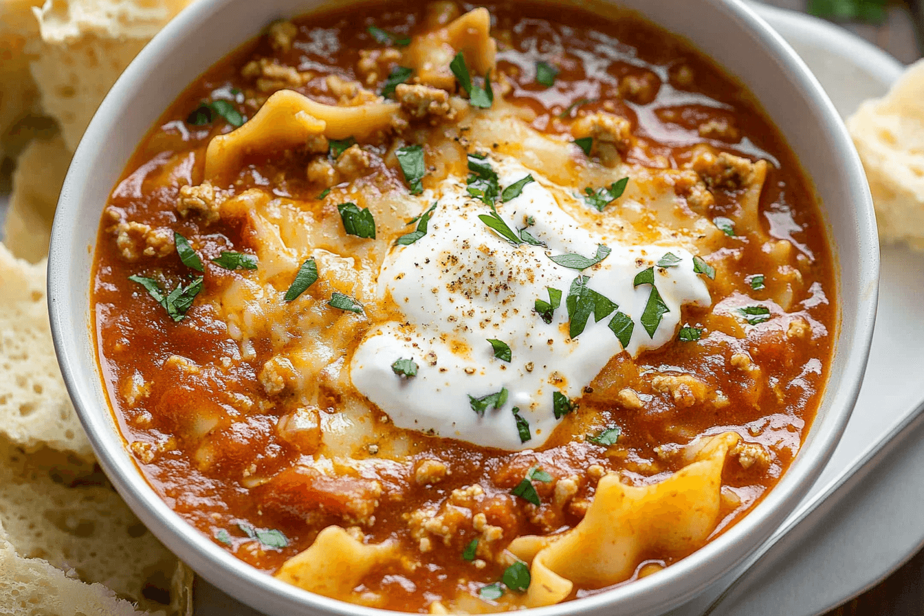 Lasagna Soup