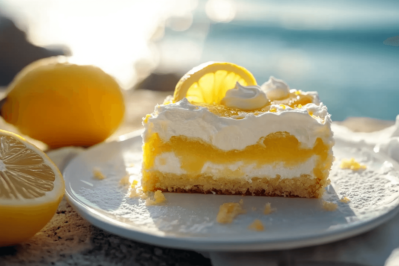 Lemon Cream Cheese Dump Cake