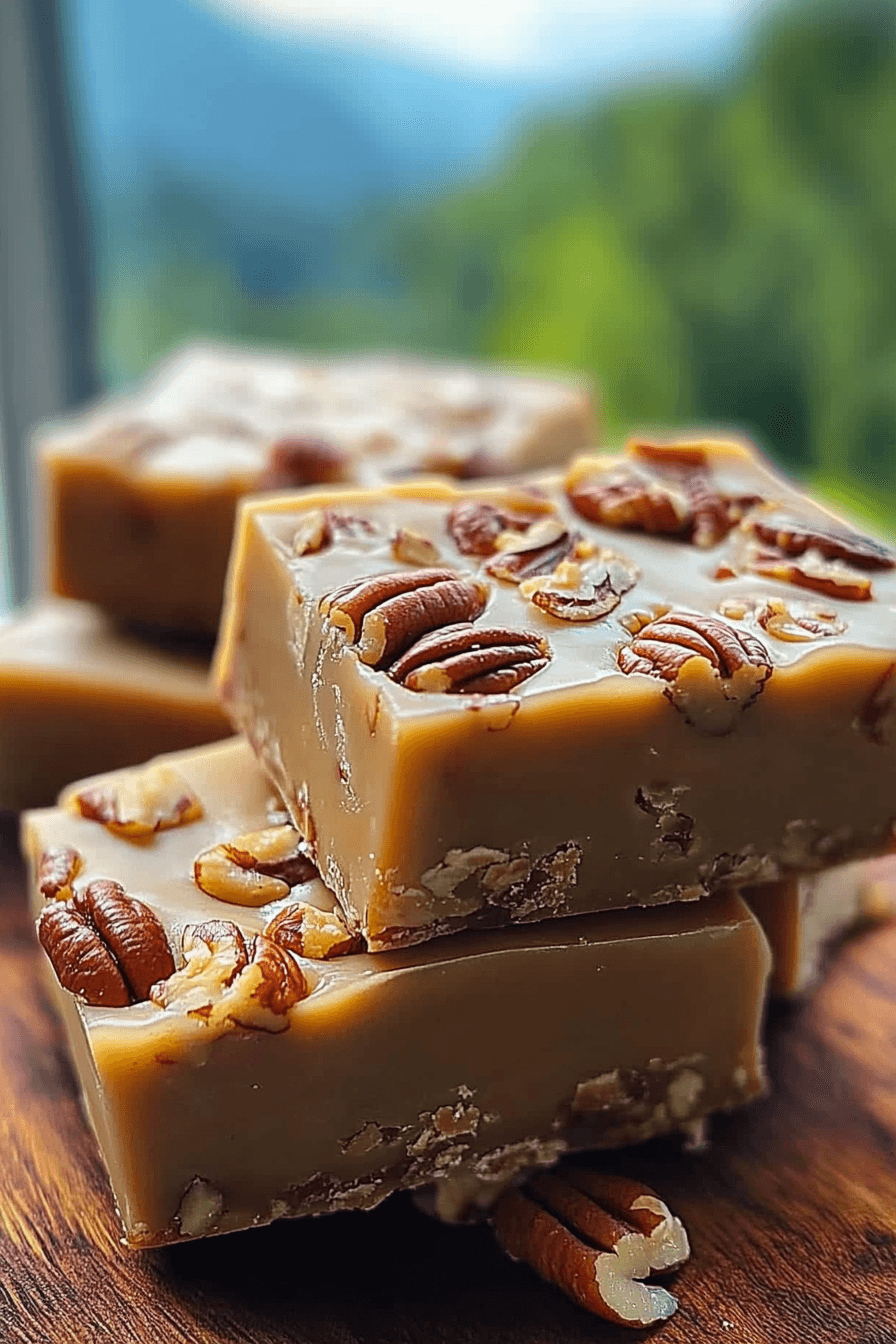 Maple Butter Pecan Fudge