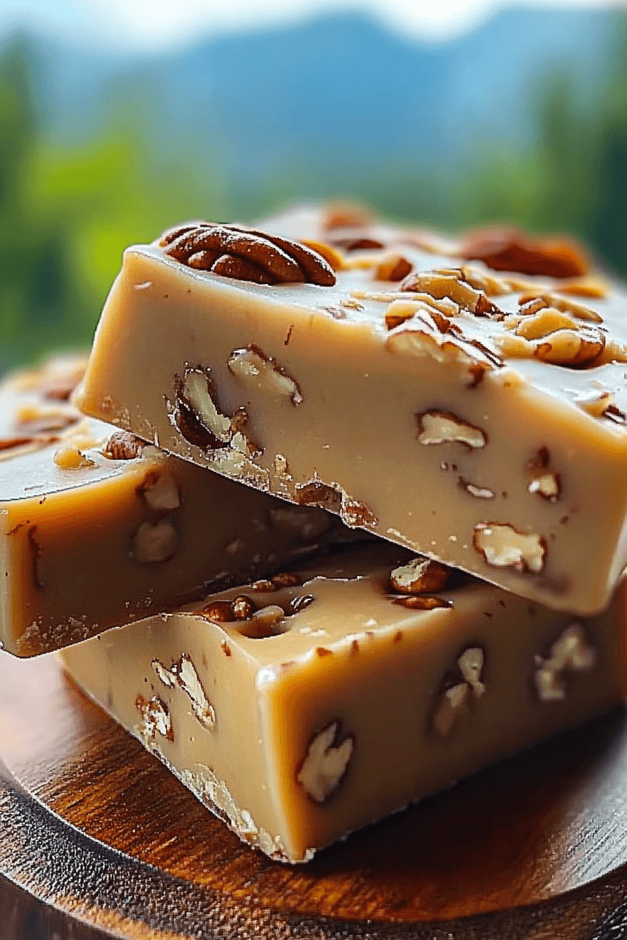 Maple Butter Pecan Fudge