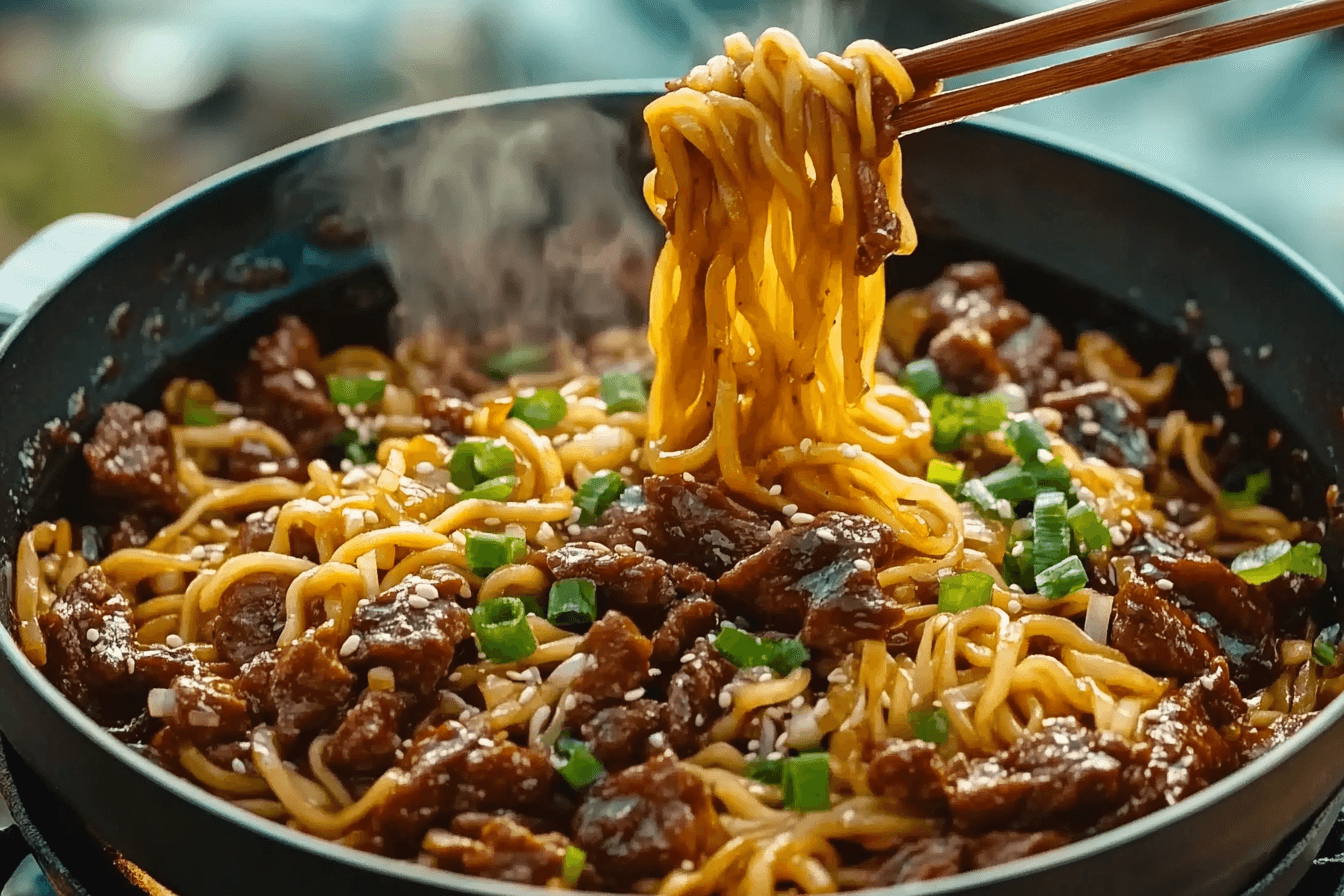 Mongolian Beef NoodlesBig Mac Sloppy Joesmississippi mud potatoes