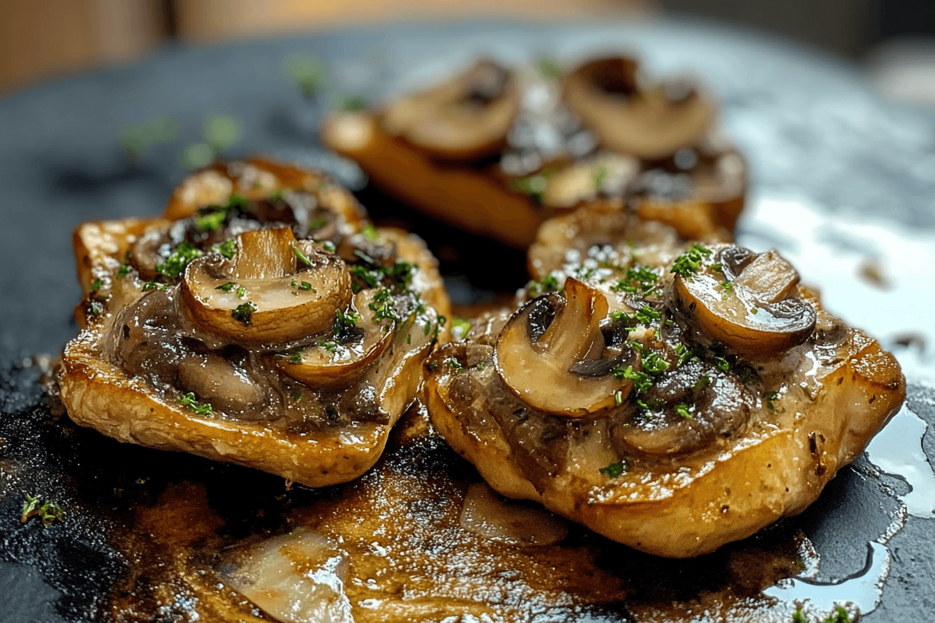 Mushroom Shallot and Herbed