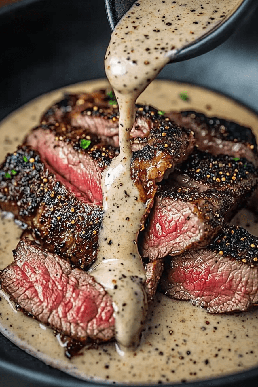 Peppercorn Crusted Steak with Creamy Peppercorn SauceBig Mac Sloppy Joesmississippi mud potatoes