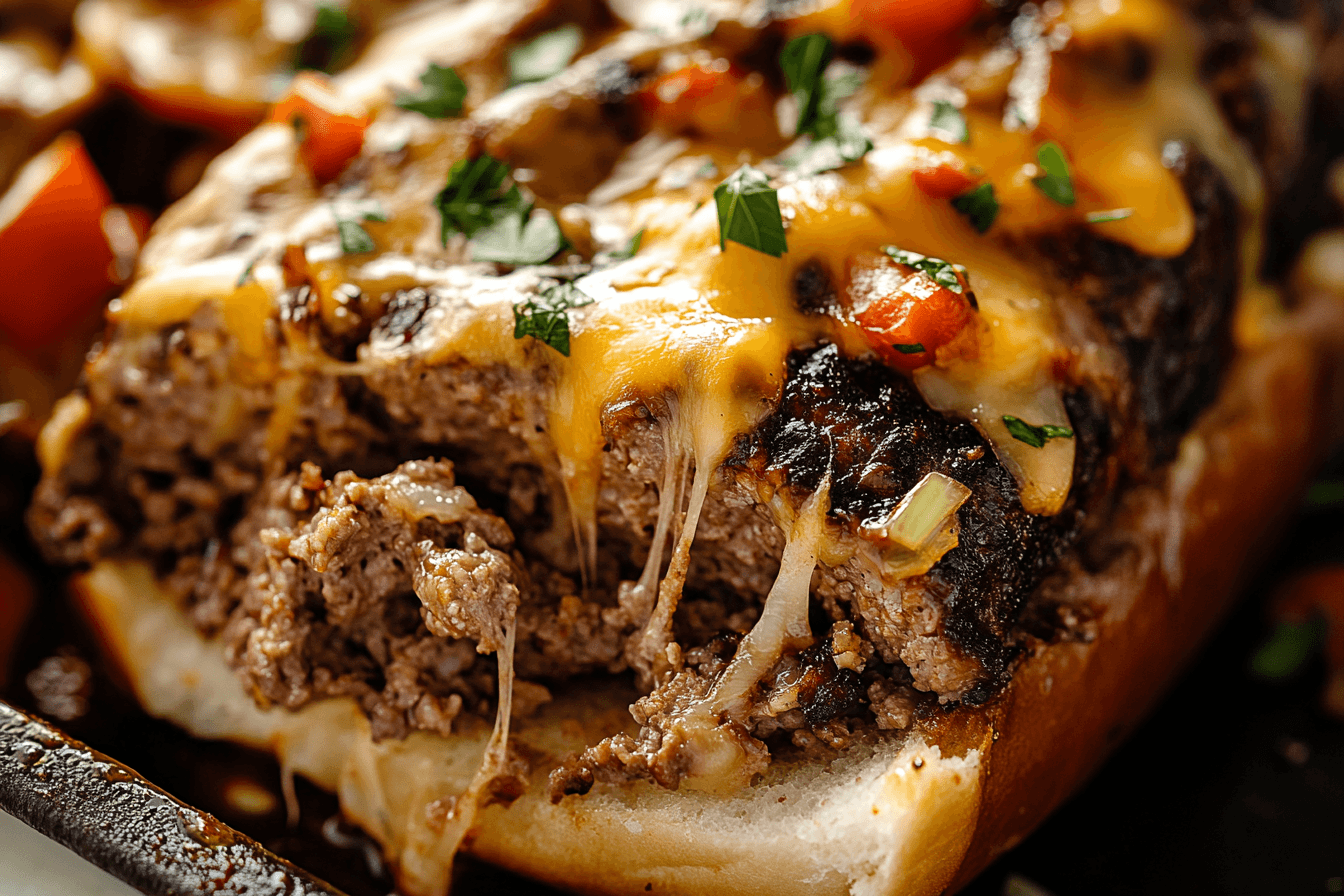 philly cheesesteak meatloaf