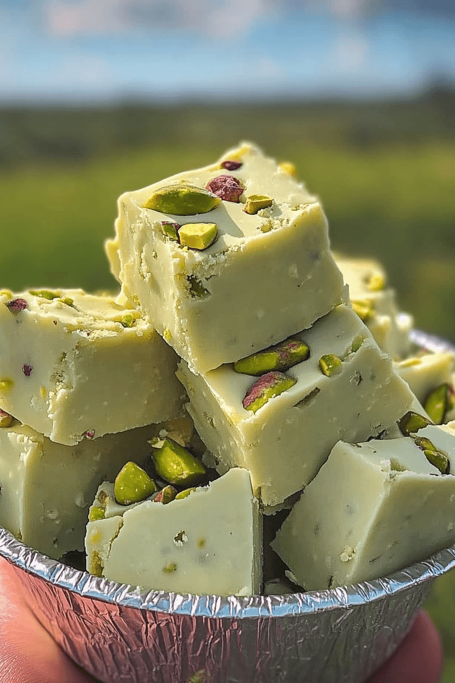 Pistachio Fudge