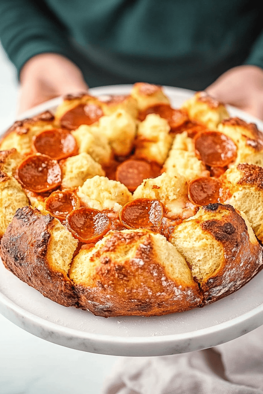 Pull Apart Pizza Bread