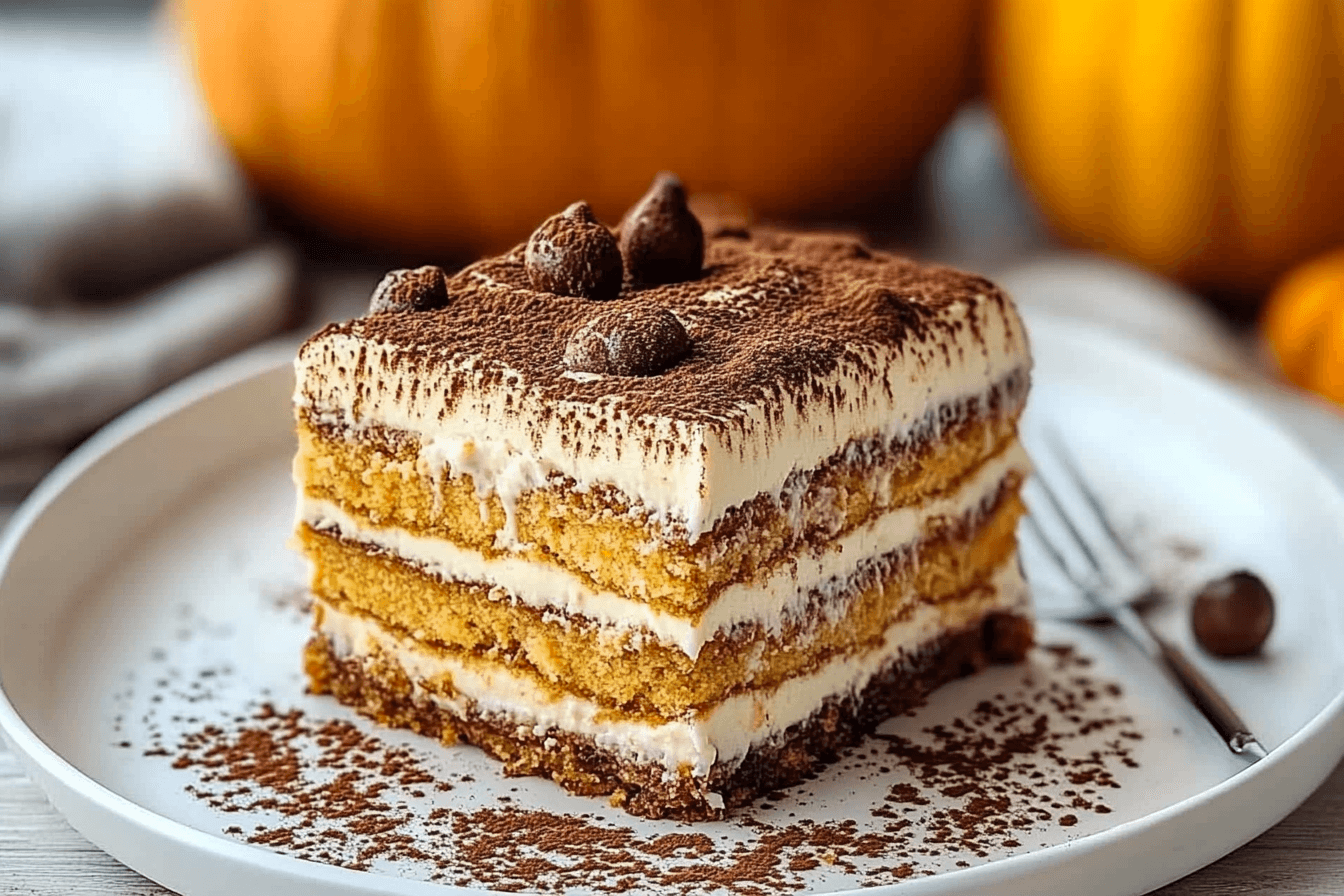 Pumpkin Pie Tiramisu