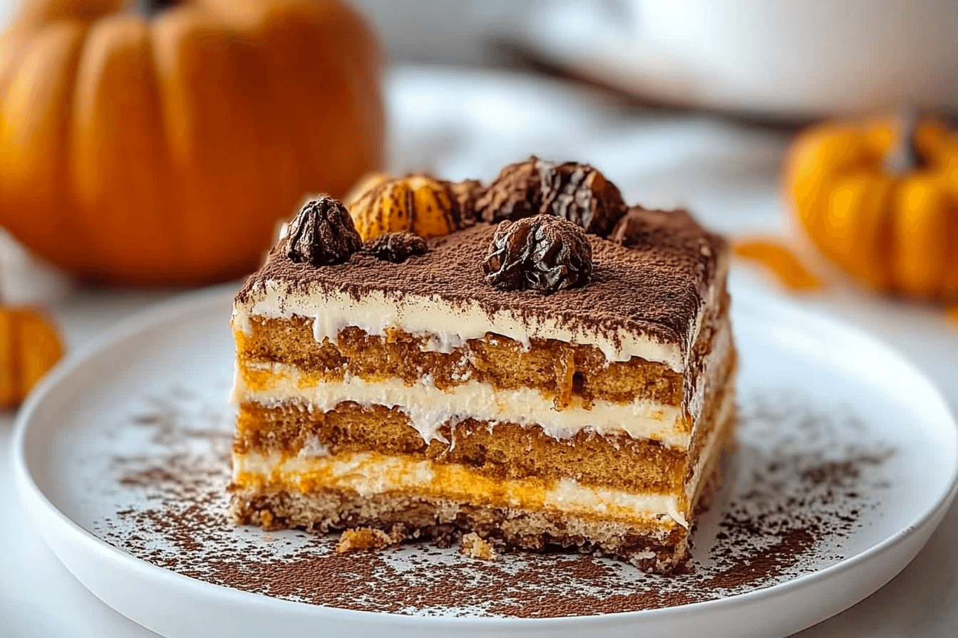 Pumpkin Pie Tiramisu