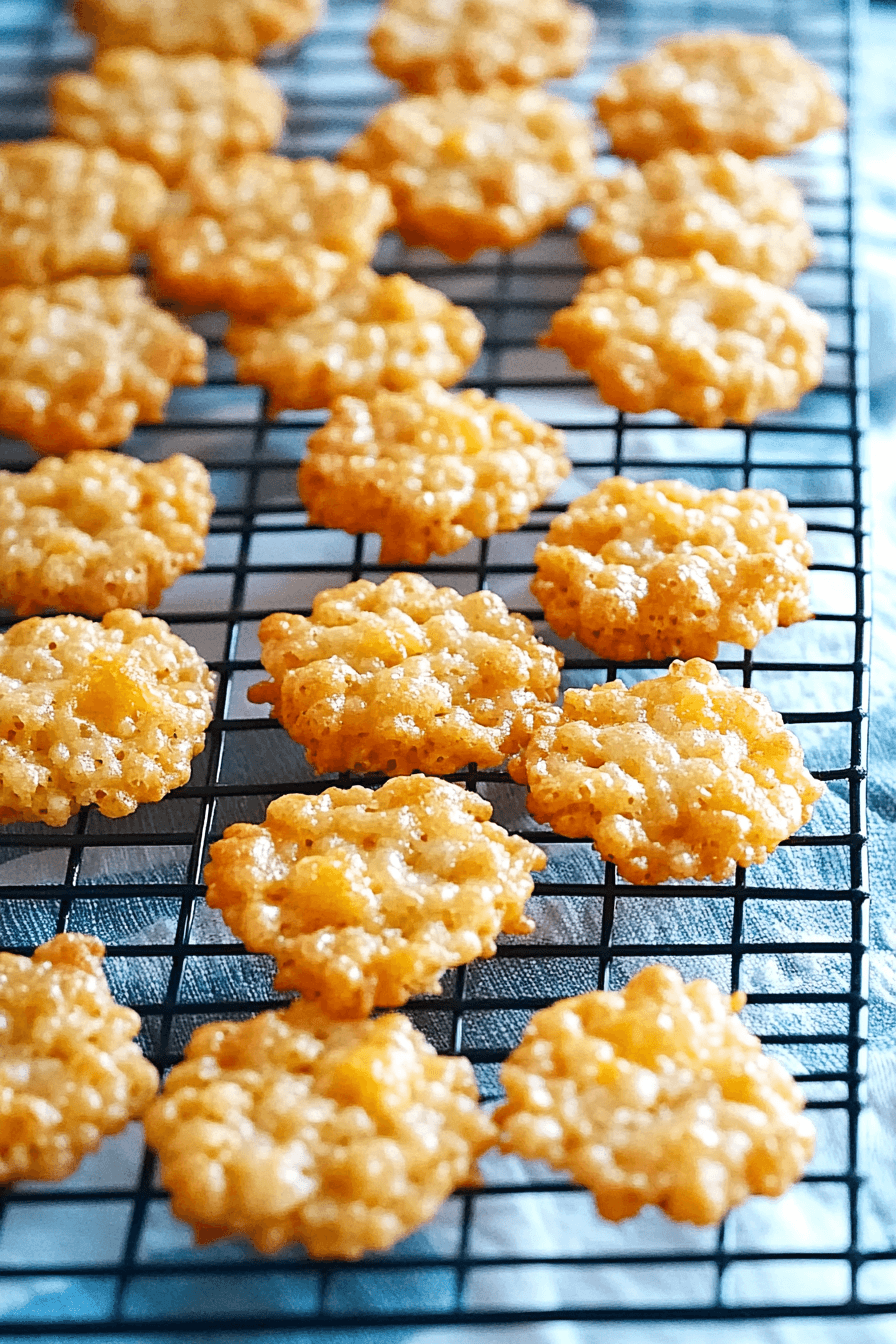 Rice Krispie Cheddar Cracker